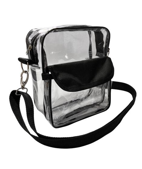 Imagem de Bolsa Shoulder Bag Transparente Shoulderbag Soft Com Tampa