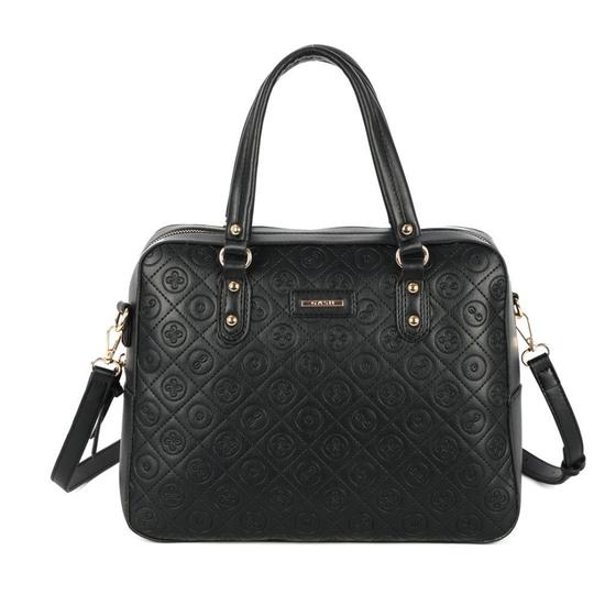 Imagem de Bolsa Sintetica Preto Com Alca Dupla Lisa