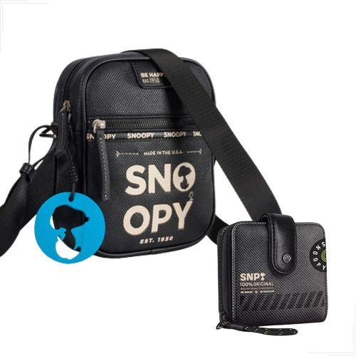 Imagem de Bolsa Snoopy Transversal Shoulder Bag Feminina Com Carteira