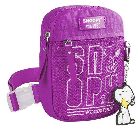 Imagem de Bolsa Snoopy Unilateral Sp2380 Shoulder Bag Pequena Feminina