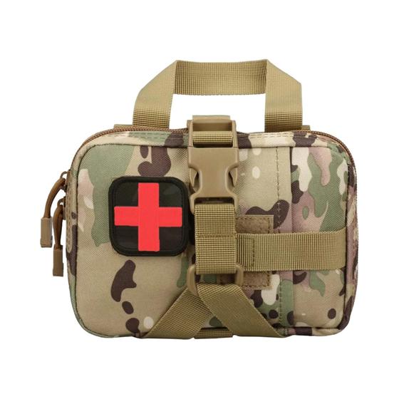 Imagem de Bolsa Tática EMT Molle para Primeiros Socorros - Kit Médico IFAK para Viagem e Aventura