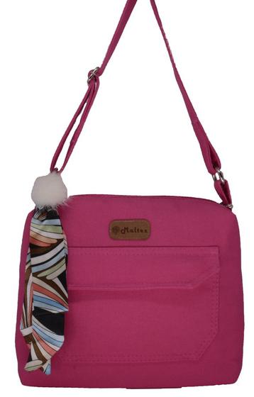 Imagem de Bolsa Tereza com Lenço-pompom Pink - Fábio Maltez