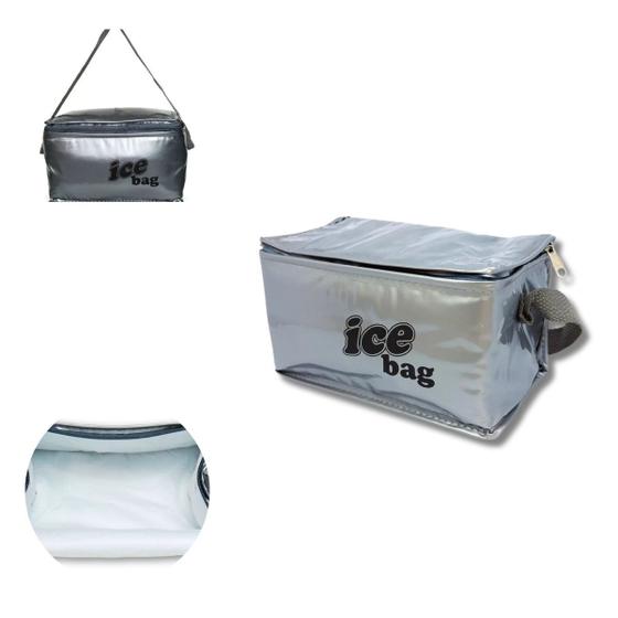 Imagem de Bolsa Térmica 3 Litros Bag Freezer Alimentos Praia Piscina Camping Bebidas