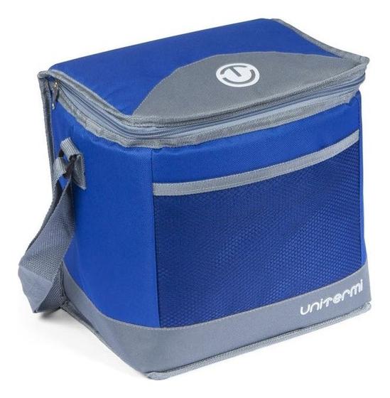 Imagem de Bolsa Térmica Caixa Cooler 14 Litros Até 18 Latinhas Cor Azul