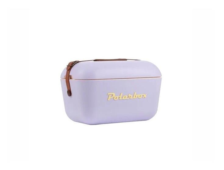 Imagem de Bolsa Térmica Cooler Retrô Com Alça Em Couro 12 Litros - Polarbox