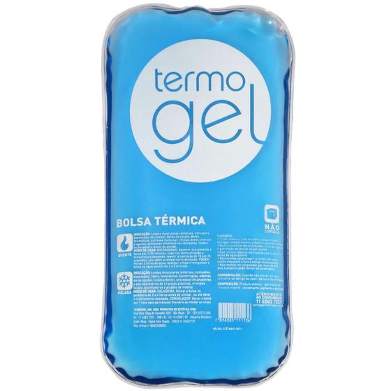 Imagem de Bolsa Térmica de Gel Crystal Azul Termogel 130X250 mm