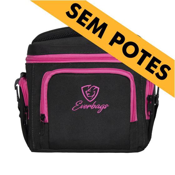 Imagem de Bolsa Térmica Fitness Master Everbags Preto Rosa