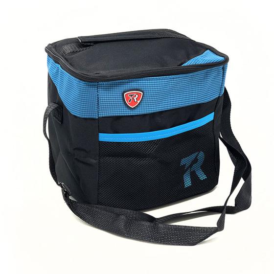 Imagem de Bolsa Térmica Frasqueira c/ Alça 15cm Travel Republic Porta Marmitas Lanches Lancheira Fitness Dietas Academia Trabalho