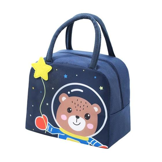 Imagem de Bolsa Térmica Infantil Lanches Estampa Bichinhos durável