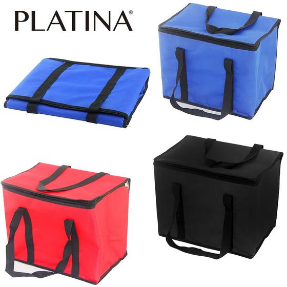 Imagem de Bolsa termica retangular platina 22,5l 36,5x28x25cm