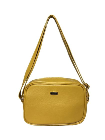 Imagem de Bolsa Tiracolo Feminina Crossbody Retangular Couro Legitimo