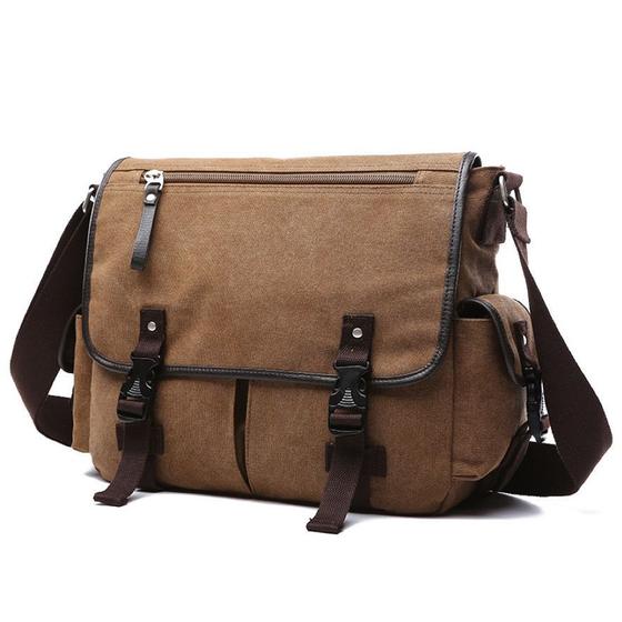 Bolsa Tiracolo Masculina Mensageiro Transversal Carteiro Menor preço em Bolsa Tiracolo Masculina Mensageiro Transversal Carteiro