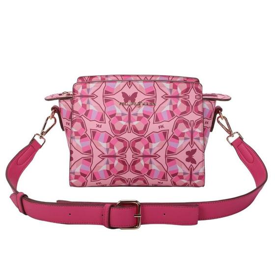 Imagem de Bolsa Tiracolo Média Fellipe Krein Ss23 Butterfly Fk614 - Rosa