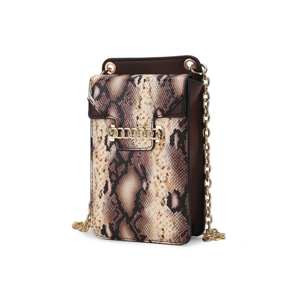 Imagem de Bolsa tiracolo MKF Collection Yael Vegan Leather Snake