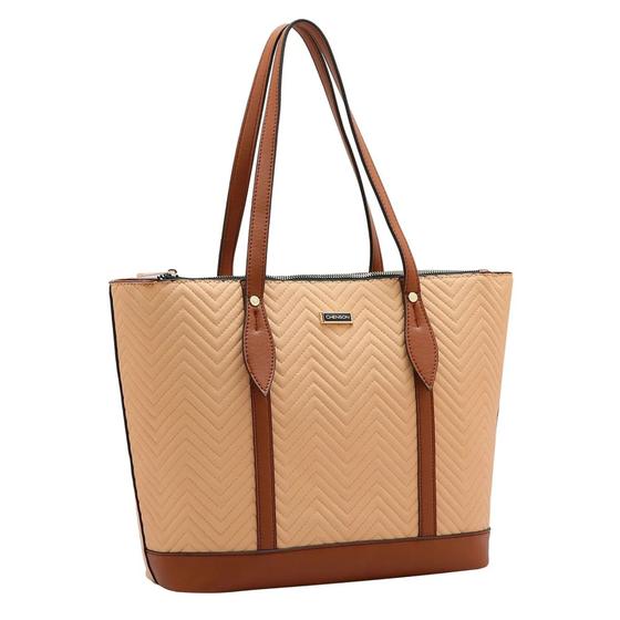 Imagem de Bolsa Tote Shopping Bag Feminina Matelassê Coral 3484701 - Chenson