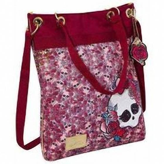 Imagem de Bolsa Tote Shopping Tiracolo Monster High Vinho 15T01 Ref 071052-32 Sestini (SKU 10792)