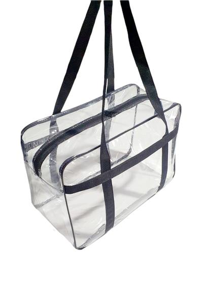 Imagem de Bolsa Transparente Grande Para Praia Piscina Impermeável