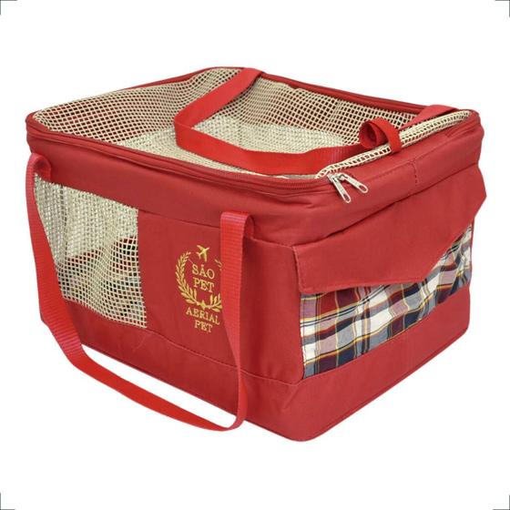 Imagem de Bolsa Transporte Aéreo Pet Gol Linhas Aéreas - Vermelho