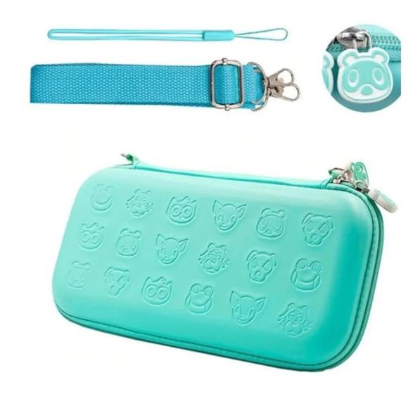 Imagem de Bolsa Transporte Capa Case Animal Crossing Compativel com Nintendo Switch Lite