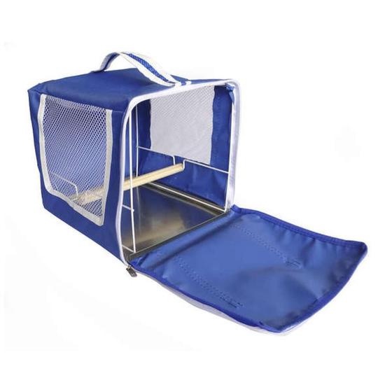 Bolsa Transporte De Calopsita Azul A6543 Comercio Artigos