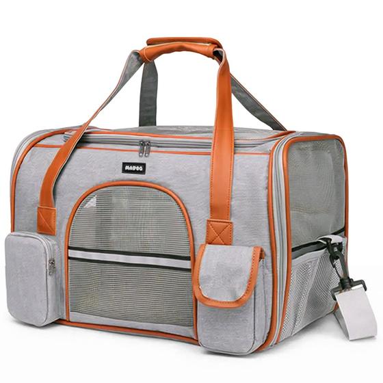 Bolsa Transporte Pet Grande Viagem Cabine Avião MADOG Lux CL Menor preço em Bolsa Transporte Pet Grande Viagem Cabine Avião MADOG Lux CL