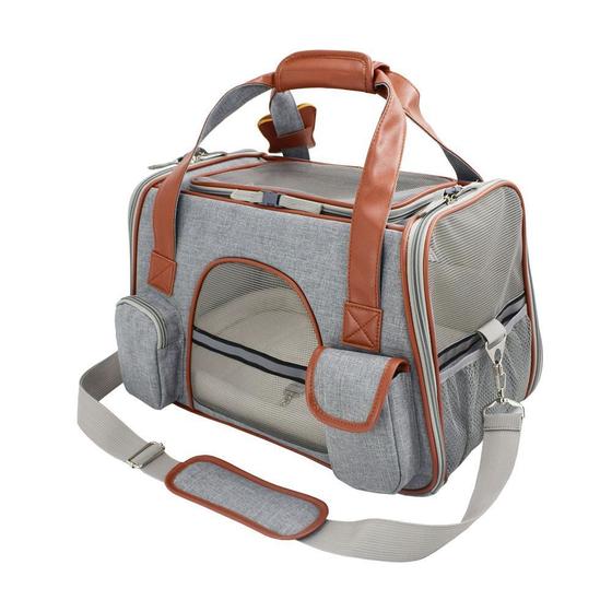 Bolsa Transporte Pet Luxo Cães E Gatos Avião Menor preço em Bolsa Transporte Pet Luxo Cães E Gatos Avião