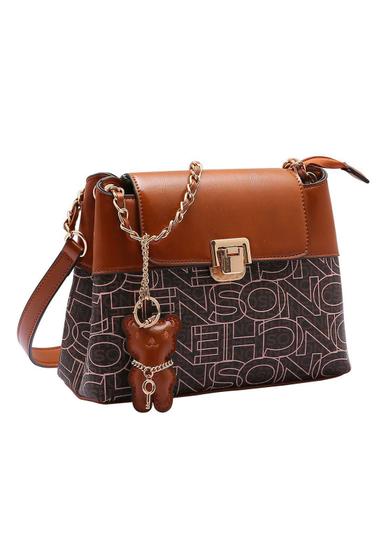 Imagem de Bolsa Transversal Feminina Chenson 3484150 Urso Monograma