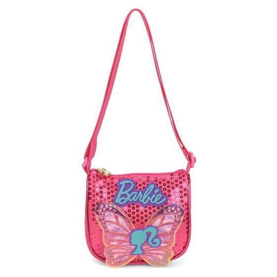 Bolsa Transversal Infantil Barbie Rosa Pink Original Licenciada ...