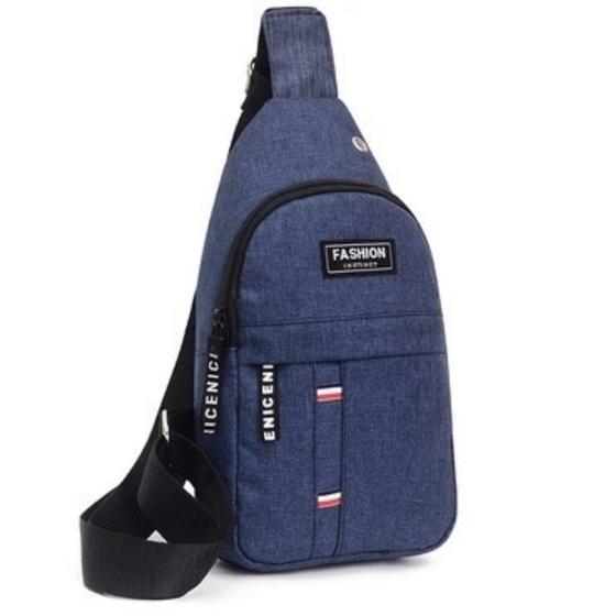 Imagem de Bolsa Transversal Masculina E Feminina Bag Mini Pochete Tiracolo Com Alça Ajustável