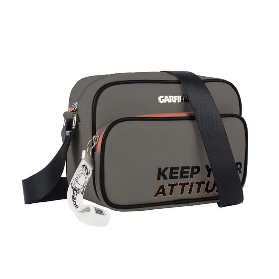 Imagem de Bolsa Transversal Oficial GARFIELD GF2390 Cinza