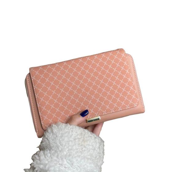 Imagem de Bolsa Transversal Ombro Alça Removível Moda Social  Feminina Celular Carteira Luxuosa Elegante Casamento