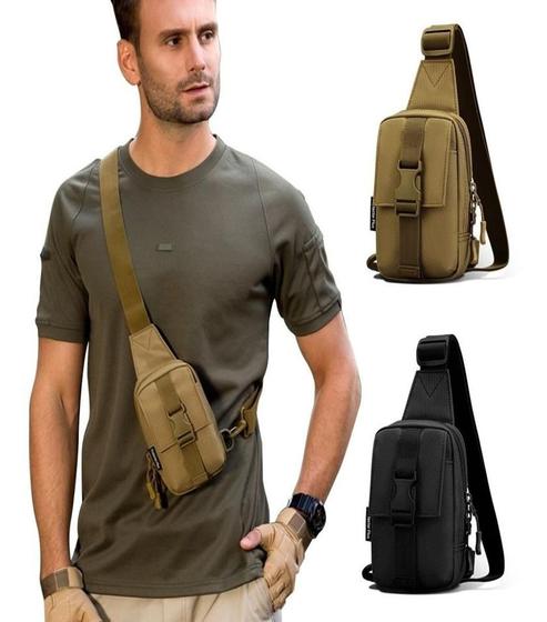 Imagem de Bolsa Transversal Shoulderbag Masculina Resistente Para Presente