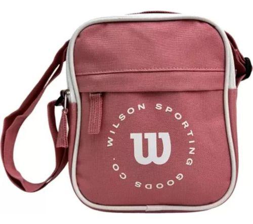 Imagem de Bolsa Transversal Tiracolo Shoulder Bag Wilson 65031000pi Acambamento Dos Ferragens Níquel Cor Rosa Correia De Ombro Rosa Desenho Do Tecido Liso