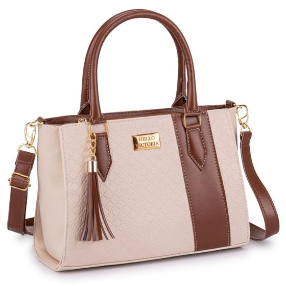 Imagem de Bolsa Tranversal Feminina Bolsa Nude Luxo