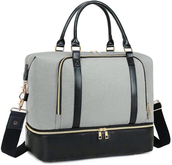 Imagem de Bolsa Weekender Camtop Feminina - Mochila de Viagem com Compartimento para Sapatos
