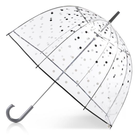 Imagem de Bolsas Bubble Umbrella para adultos Clear Dome Canopy brancas e pretas