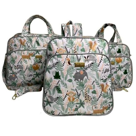 Imagem de Bolsas De Bebê Menino Com Mochila 3 Peças Oferta Imperdível