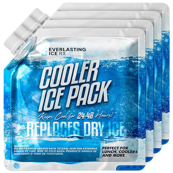 Imagem de Bolsas de gelo reutilizáveis Everlasting Ice RX Cooler (pacote com 4)