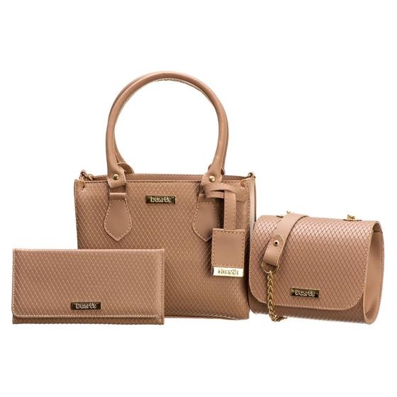 Imagem de Bolsas femininas Kit com 2 Bolsas + Carteira Duarts