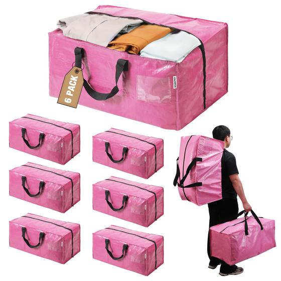 Imagem de Bolsas móveis WORKPRO Extra Large, pacote com 6 zíperes e alças