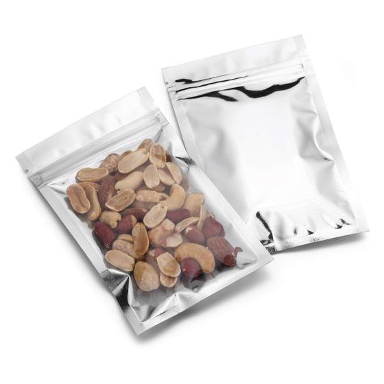 Imagem de Bolsas Mylar APPLAB - 100 Unidades (3,3 x 5,5") para Embalagem de Alimentos e Doces