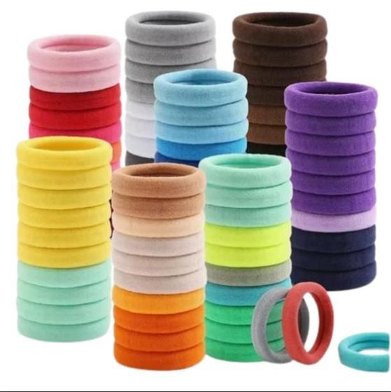 Imagem de Bolsinha com Elásticos Xuxinha para Cabelo Cores Sortidas