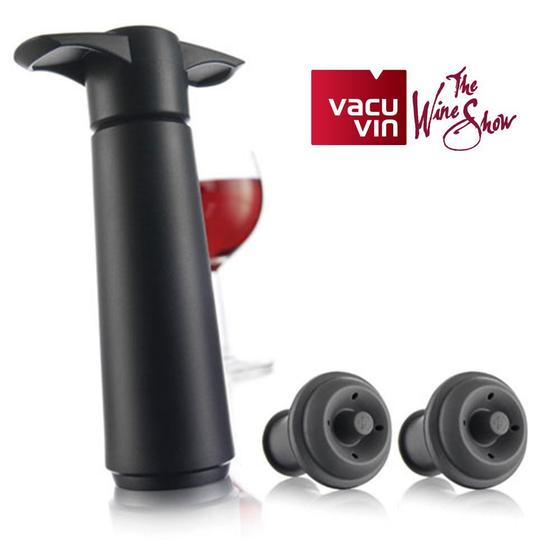 Imagem de Bomba A Vácuo Para Vinho Com 2 Rolhas Vacu Vin