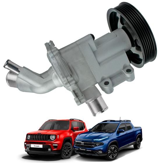 Bomba Água Fiat Toro Argo Cronos Jeep Renegade Direção Elétrica Flex E ...