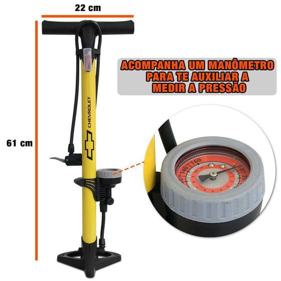 Bomba Ar Manual Para Encher Pneus Carro Moto Bike Chevrolet Menor preço em Bomba Ar Manual Para Encher Pneus Carro Moto Bike Chevrolet
