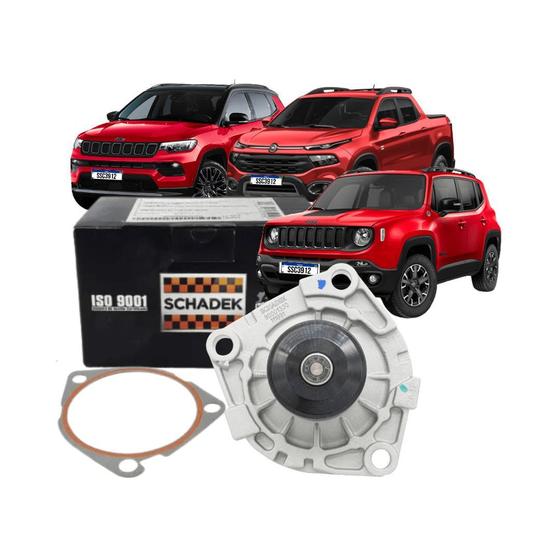 Imagem de Bomba D Agua SCHADEK Jeep Compass Renegade Fiat Toro 2.0 16V