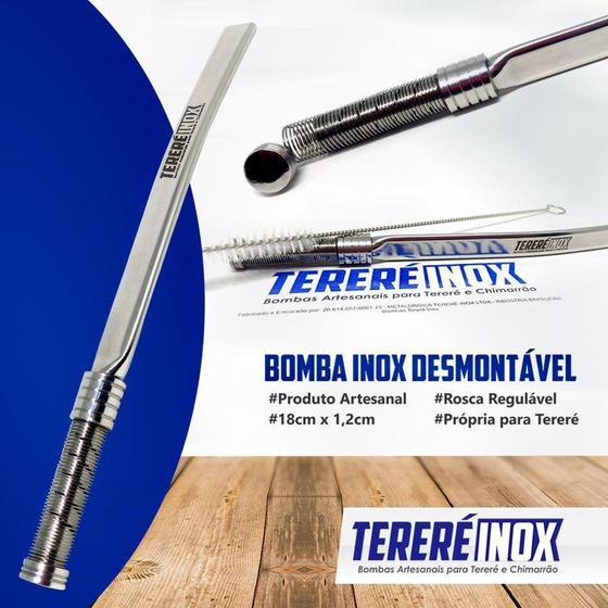 Imagem de Bomba da Tereré Inox Mola Desmontável - TRX