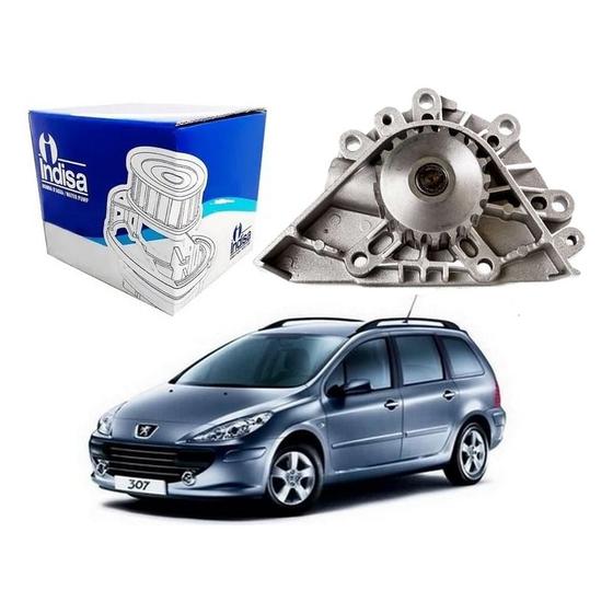 Imagem de Bomba Dagua 6 Furos Peugeot 307 Sw 2.0 16v 2006 A 2012