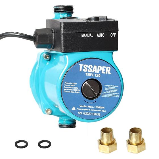 Bomba De Água Pressurizadora 120w 1600l/h silenciosa água quente e fria - Tssaper TBFL120 é boa?