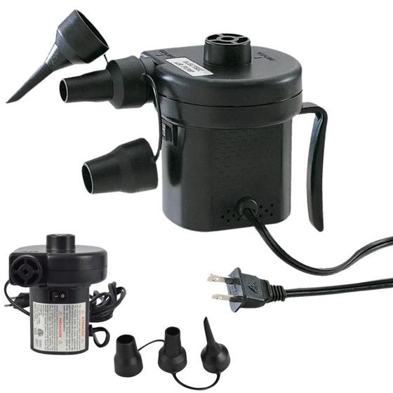 Bomba de Ar Eletrica Inflador para Colchao e Inflaveis 110v Nautika Menor preço em Bomba de Ar Eletrica Inflador para Colchao e Inflaveis 110v Nautika
